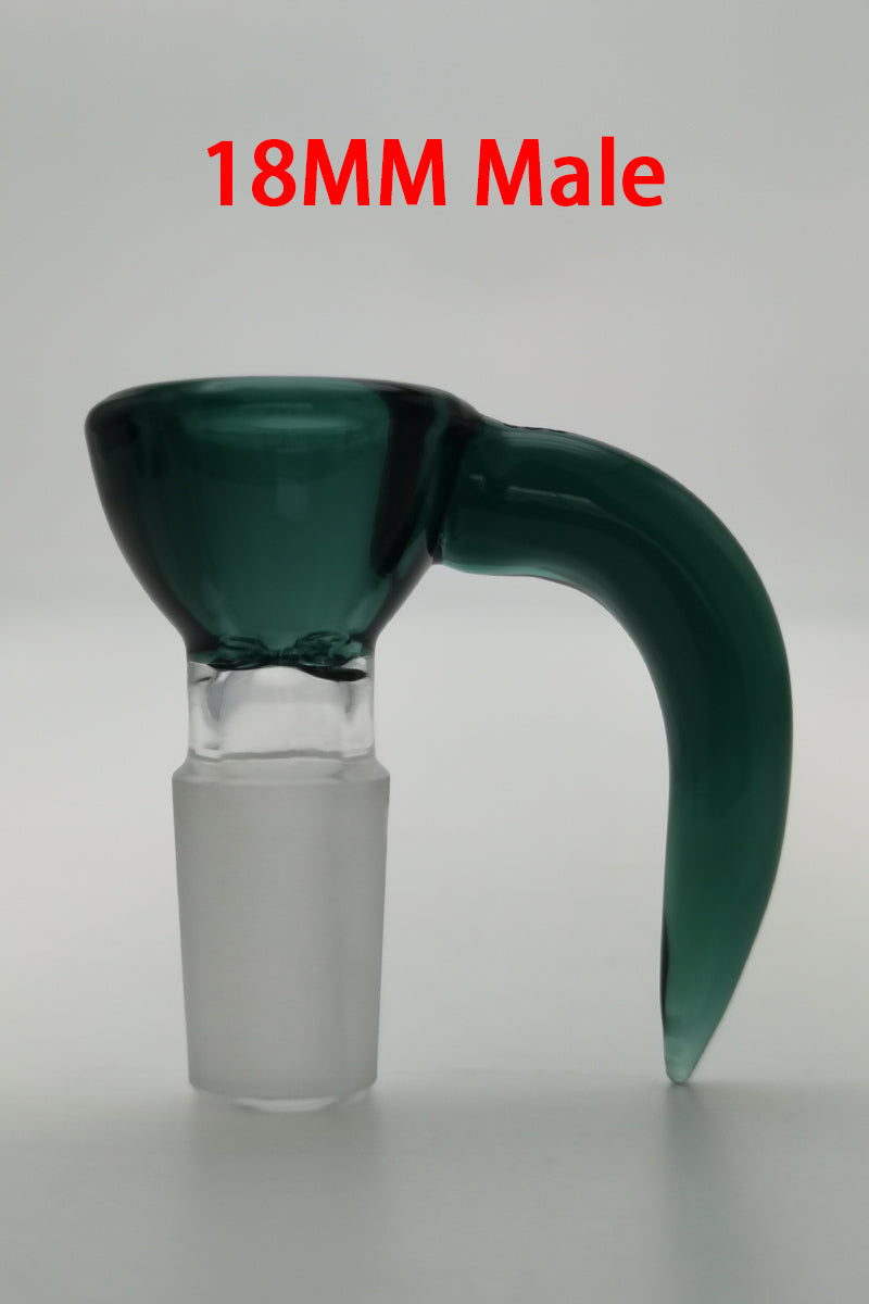 TAG - 4 Hole Disc Screen Slide with 12x53MM Horn Handle - Discreet Smoker