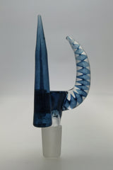 TAG - 4 Hole Disc Screen Slide with Inverted Triple Horn Handle - Discreet Smoker