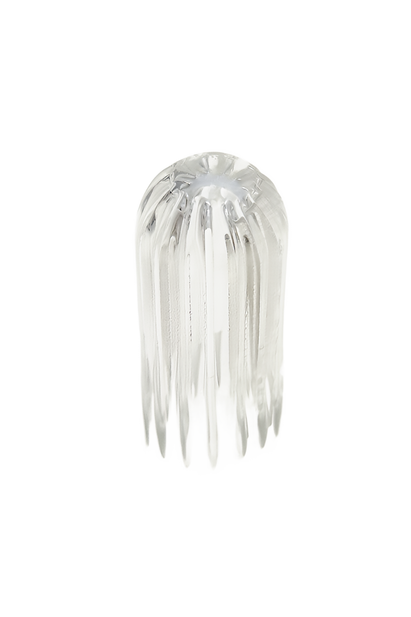 TAG - 18/14MM Closed End Rounded Super Slit Showerhead Downstem - Discreet Smoker