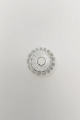 TAG - 18/14MM Open End Rounded Super Slit Showerhead Downstem - Discreet Smoker