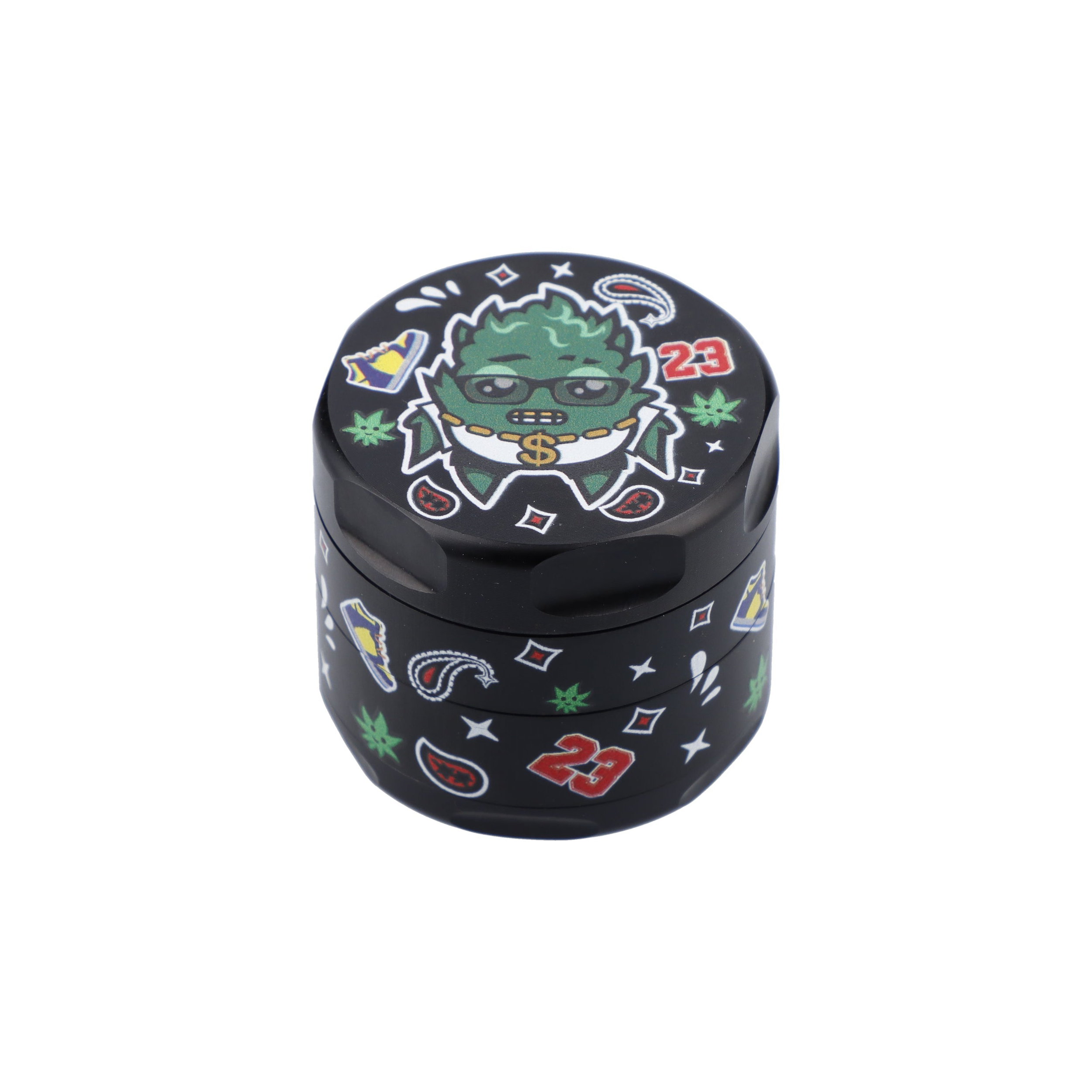 55mm OG Kush 3 Stage Grinder - Black