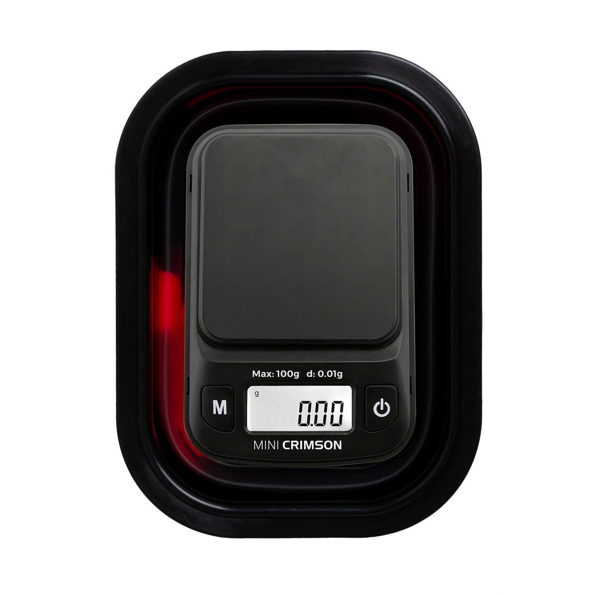 Truweigh Mini Crimson Collapsible Bowl Scale - 100g x 0.01g - Discreet Smoker