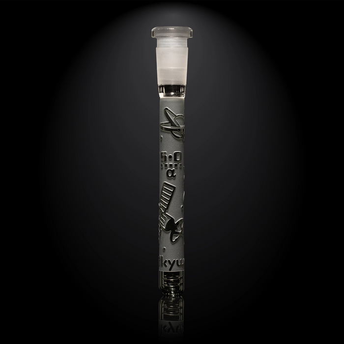 Space Odyssey: ALPHA 6" Downstem, Smoke