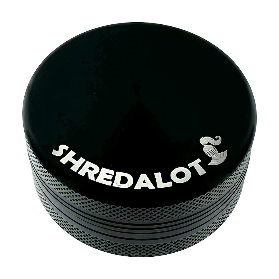 Sir Shredalot 2 Piece Metal Herb Grinder - 50mm - Discreet Smoker