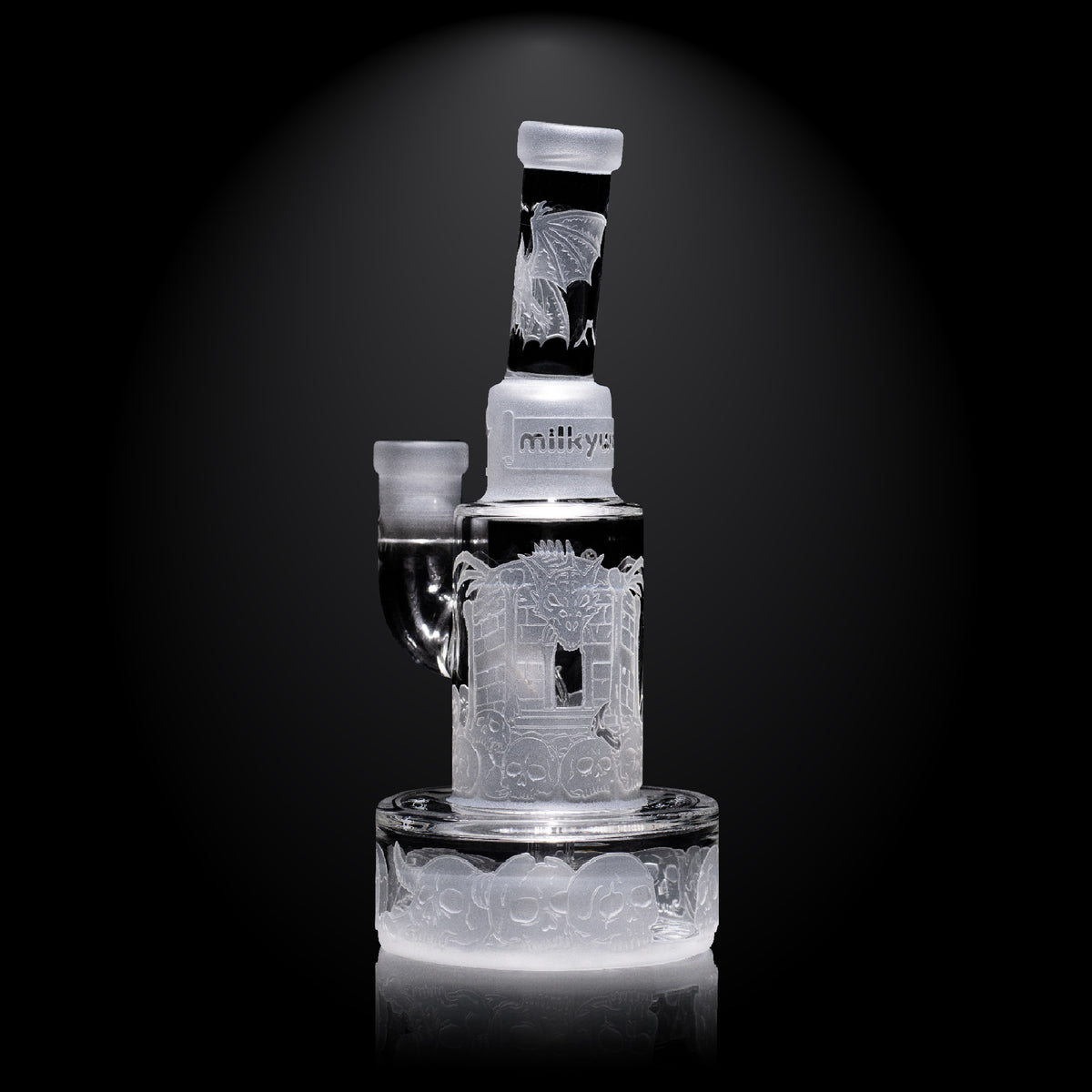 Temple of the Dragon 8" Dab Rig - Discreet Smoker