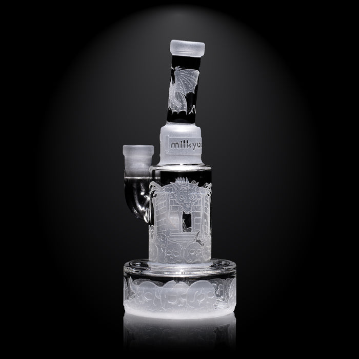 Temple of the Dragon 8" Dab Rig, Clear
