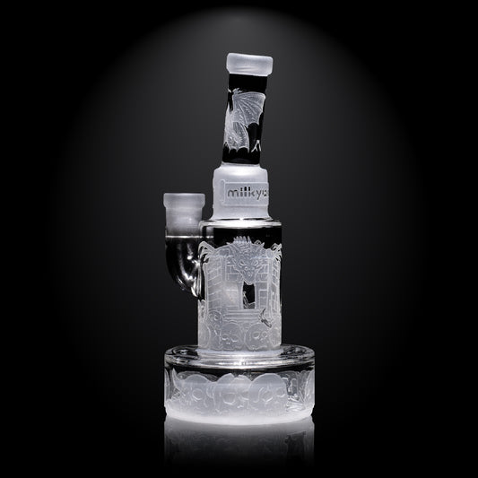 Temple of the Dragon 8" Dab Rig - Discreet Smoker