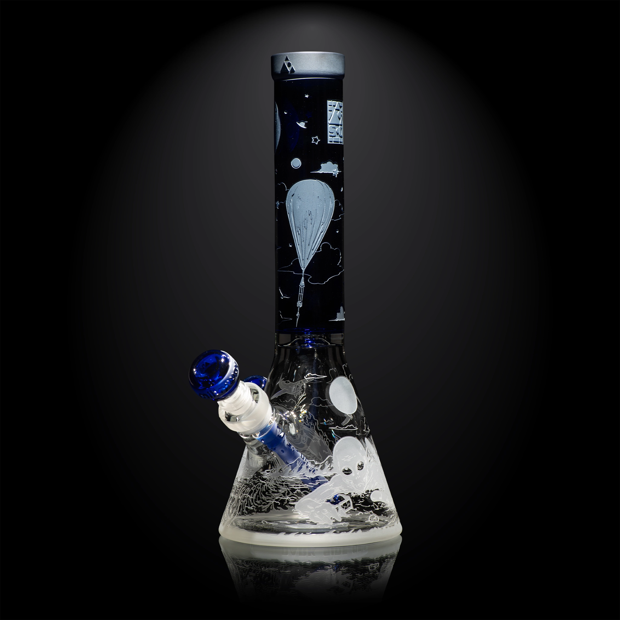 Roswell 1947 14" Beaker Bong - Discreet Smoker