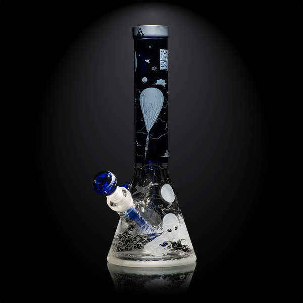 Roswell 1947 14" Beaker Bong - Discreet Smoker