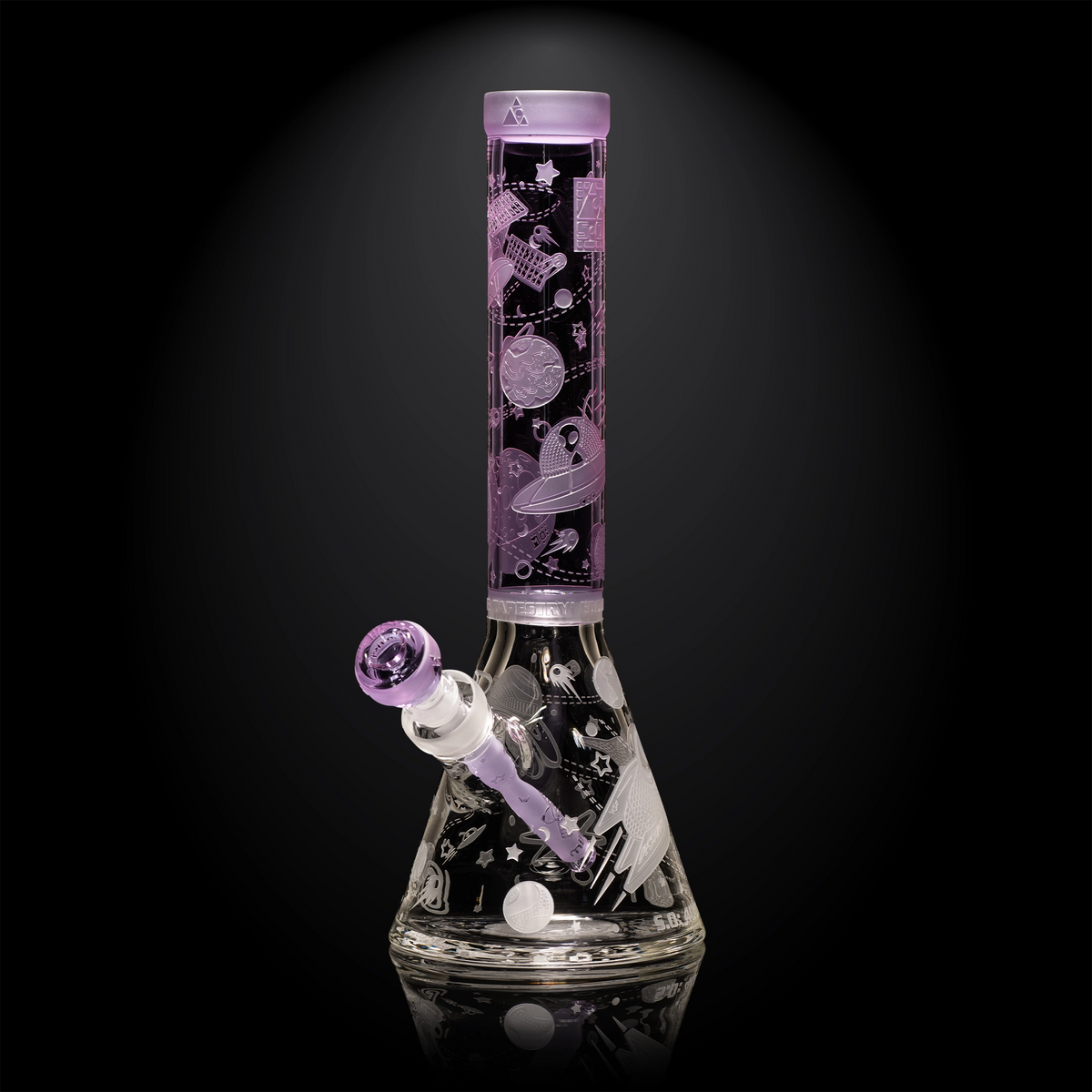 Space Odyssey: 4001 AD 14" Beaker Bong - Discreet Smoker