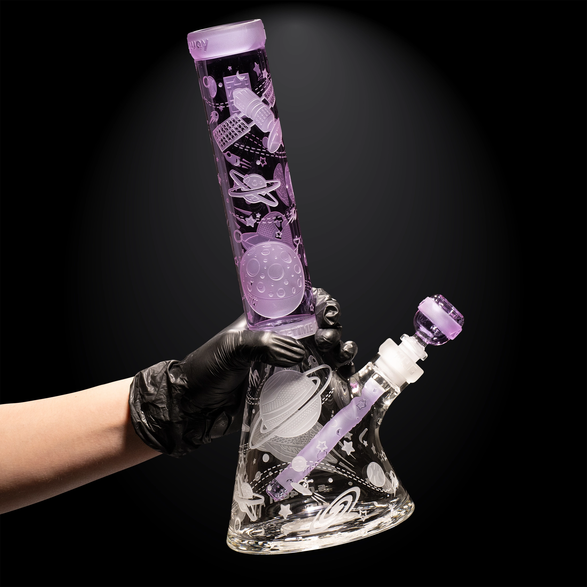 Space Odyssey: 4001 AD 14" Beaker Bong - Discreet Smoker