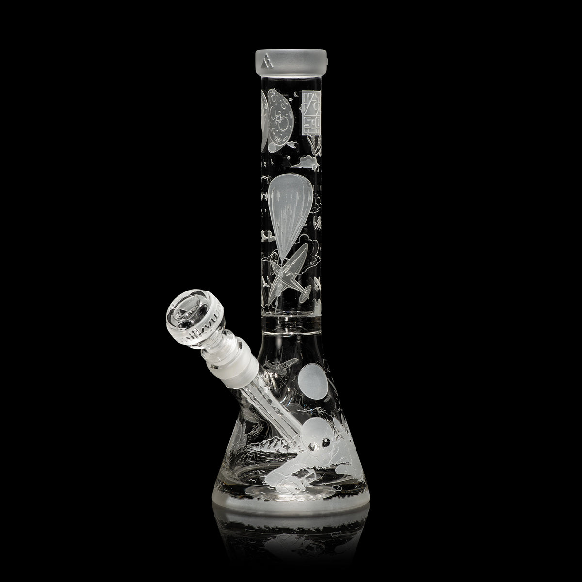 Roswell 1947 10.5" Beaker Bong - Discreet Smoker