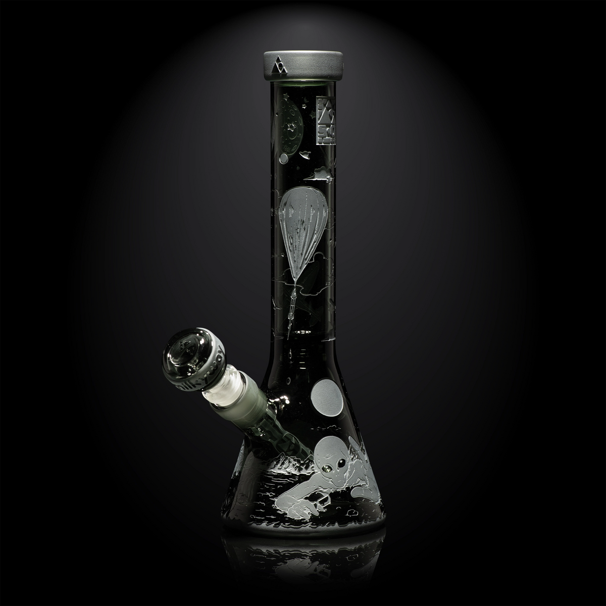 Roswell 1947 10.5" Beaker Bong - Discreet Smoker