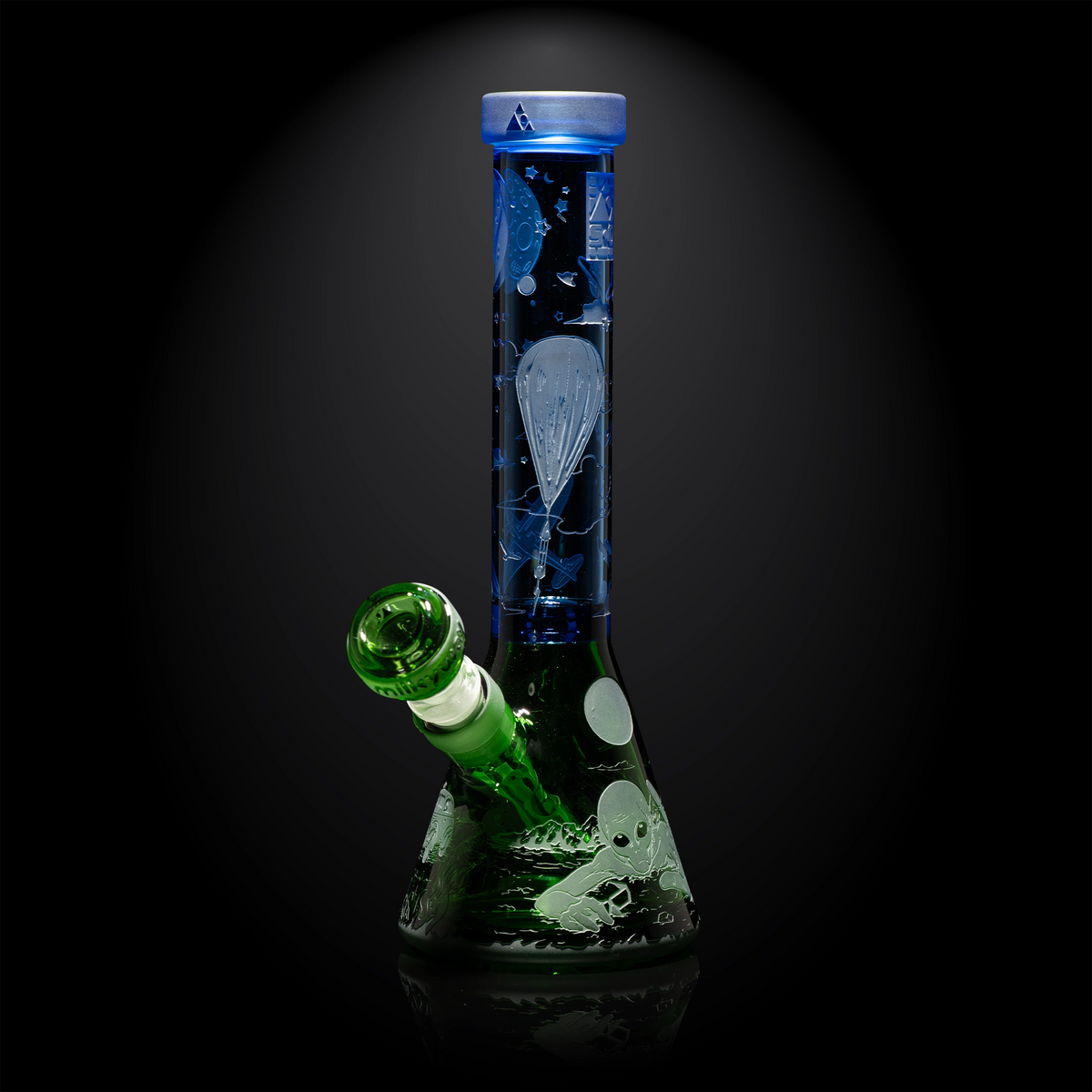 Roswell 1947 10.5" Beaker Bong - Discreet Smoker