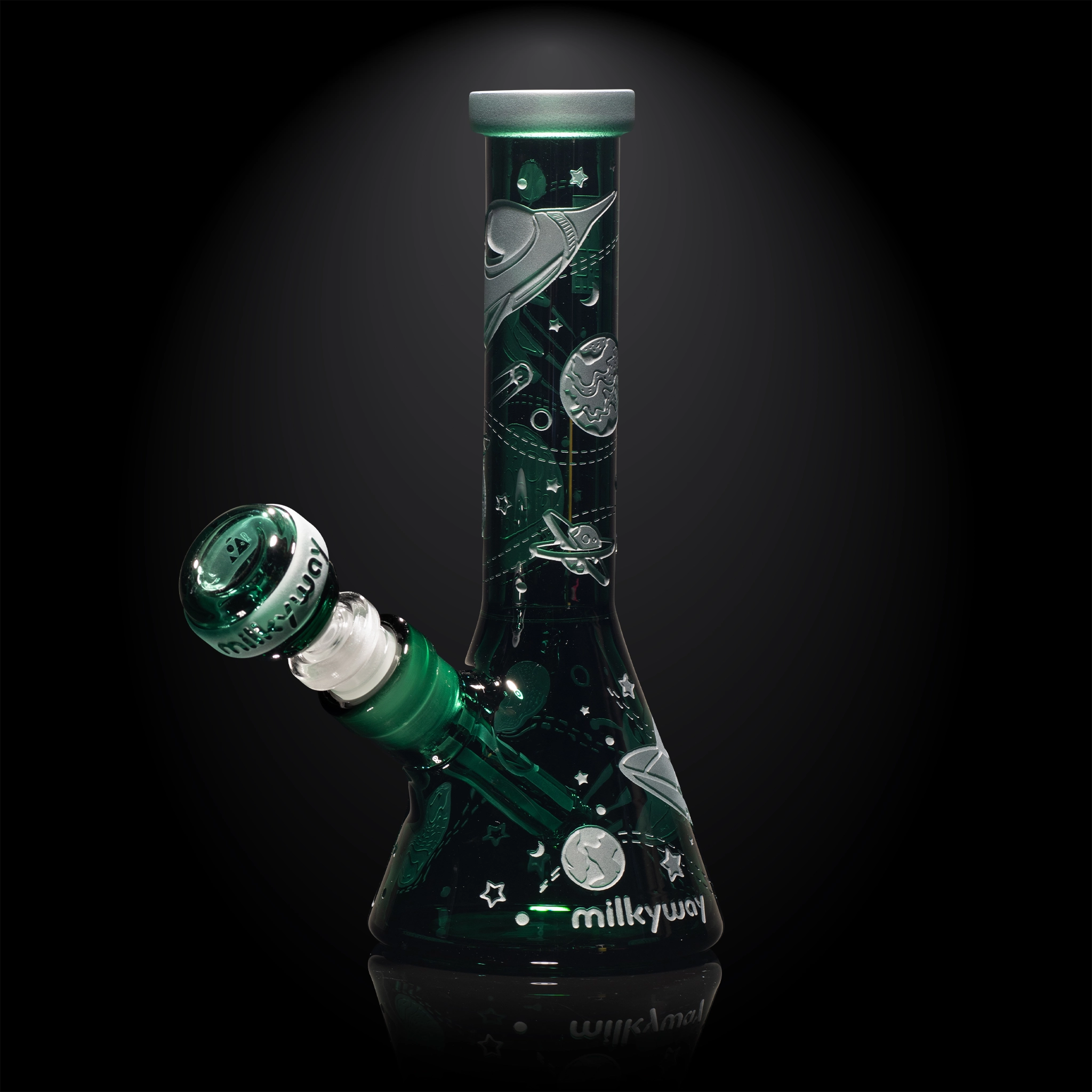 Space Odyssey Mini 8" Beaker Bong - Discreet Smoker