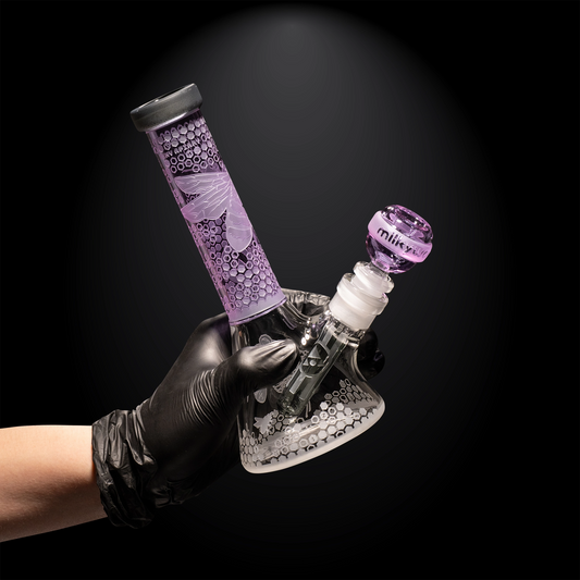 Tiny Apiary Mini 8" Beaker Bong - Discreet Smoker