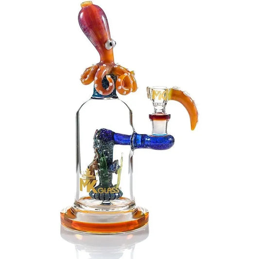 MK Glass Premium Octopus Water Pipe Kit - Discreet Smoker