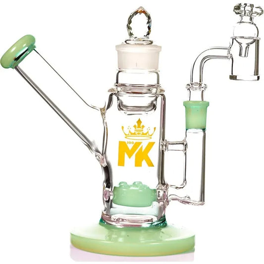 MK Glass Stash Rig w/ Built in Jar Set - Discreet Smoker