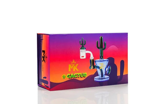 MK Glass Cactus Rig - Discreet Smoker
