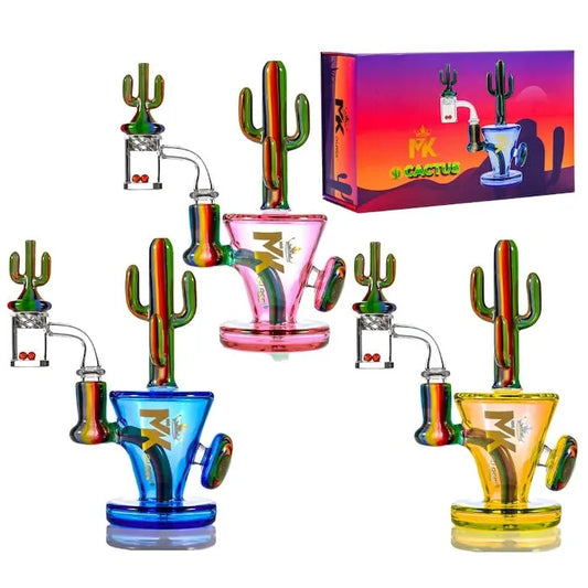 MK Glass Cactus Rig - Discreet Smoker