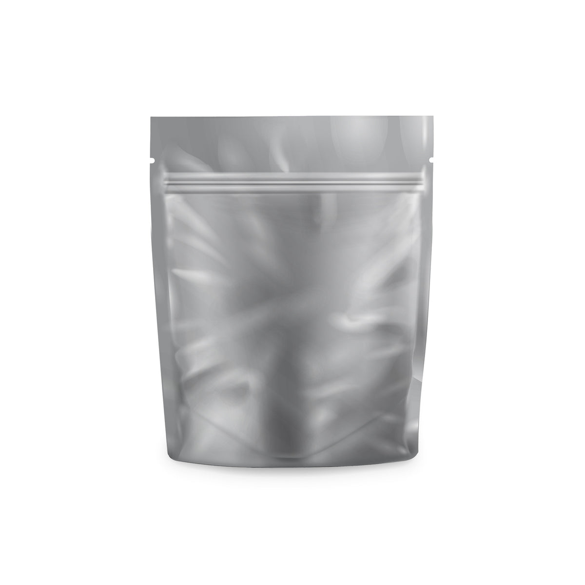 Loud Lock 1 Gram Mylar Smell Proof Vacuum Seal Bags - 100 Count White/Clear - Discreet Smoker
