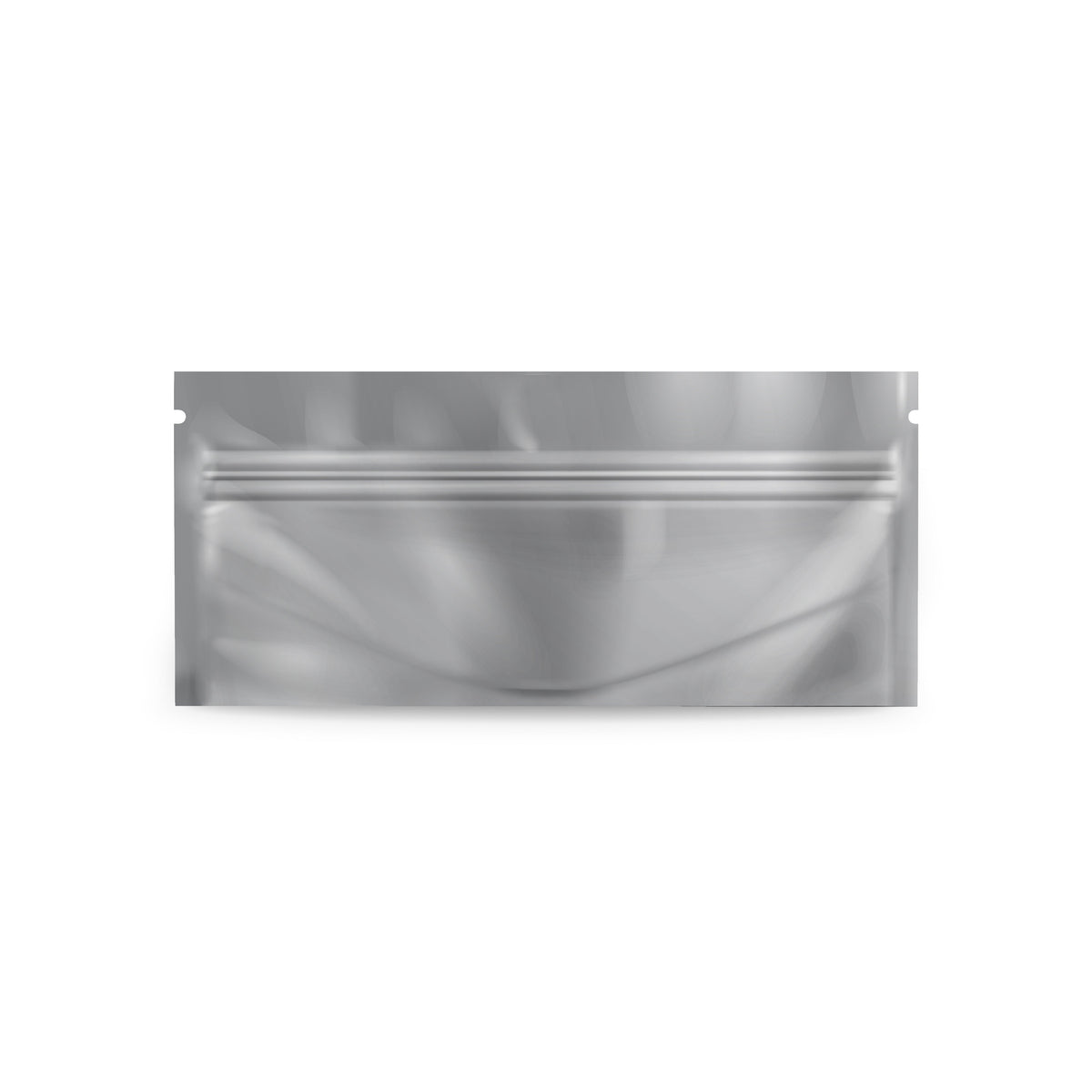 Loud Lock Pre Roll Mylar Smell Proof Vacuum Seal Bags - 100 Count White/Clear - Discreet Smoker