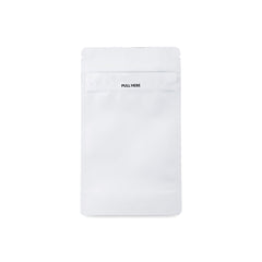 Loud Lock 1/4 Grip N Pull Mylar Smell Proof Child Safe Vacuum Seal Bags - 100 Count All White - Discreet Smoker