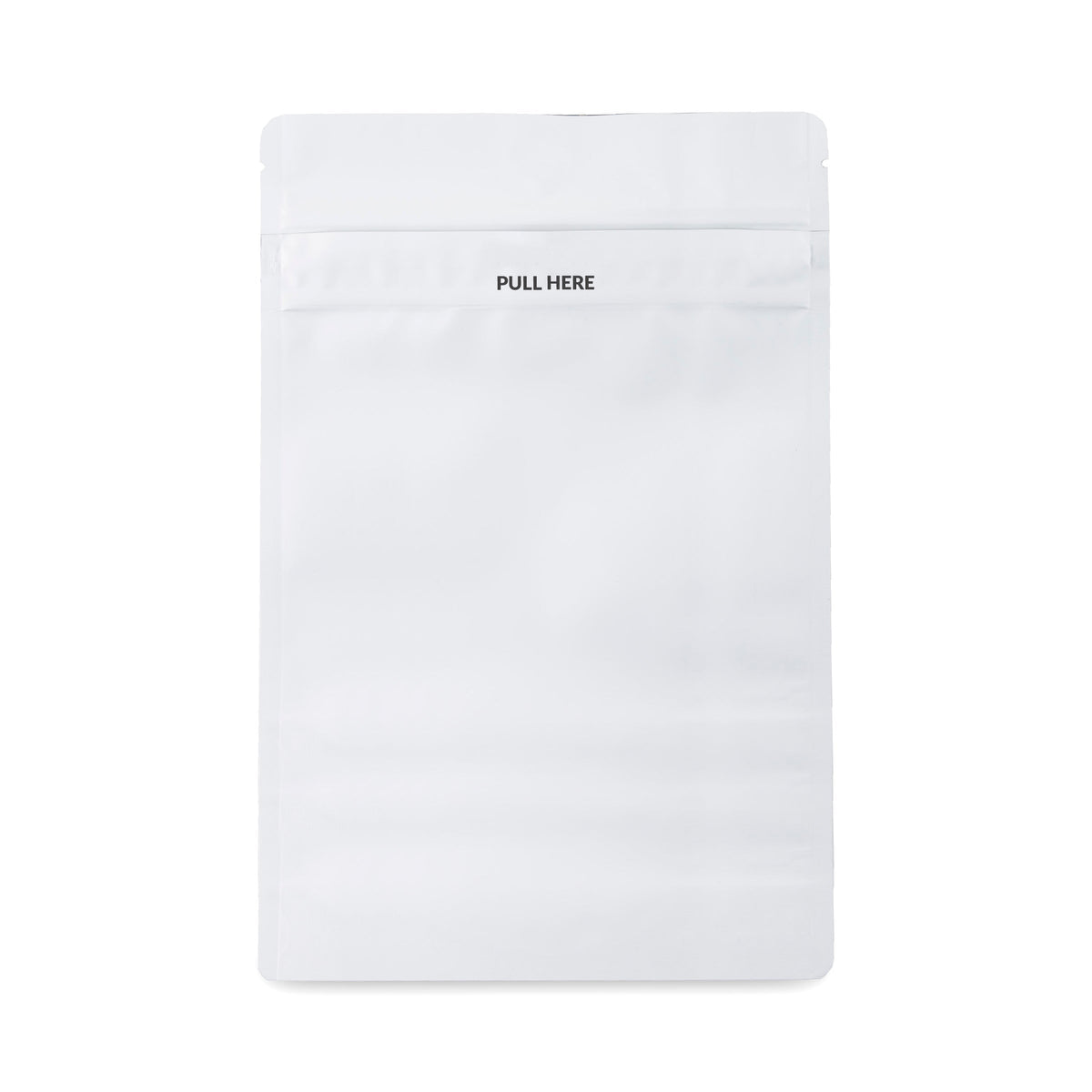 Loud Lock 1 Ounce Grip N Pull Mylar Smell Proof Child Safe Vacuum Seal Bags - 100 Count All White - Discreet Smoker