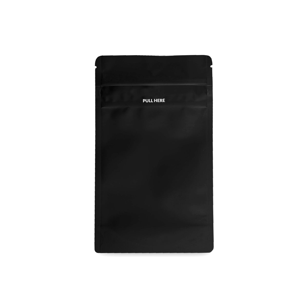 Loud Lock 1/4 Grip N Pull Mylar Smell Proof Child Safe Vacuum Seal Bags - 100 Count All Black - Discreet Smoker