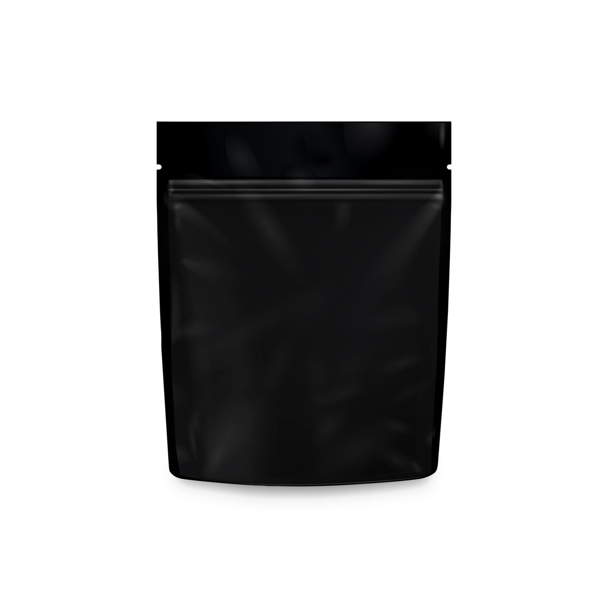Loud Lock 1 Gram Mylar Smell Proof Vacuum Seal Bags - 100 Count Black/Clear - Discreet Smoker