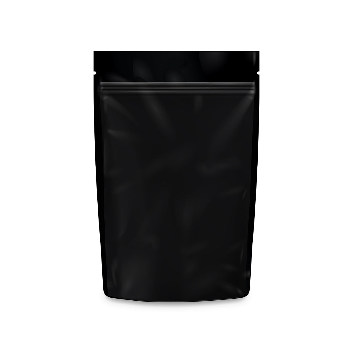 Loud Lock 1/2 Ounce Mylar Smell Proof Vacuum Seal Bags - 100 Count Black/Clear - Discreet Smoker