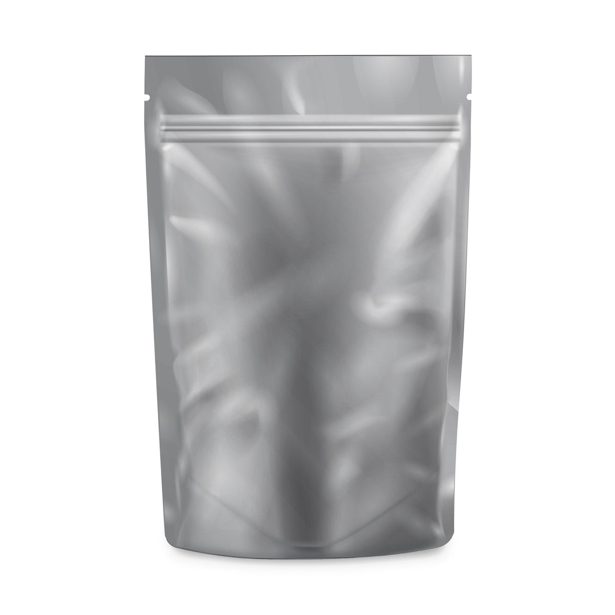 Loud Lock 1 Ounce Mylar Smell Proof Vacuum Seal Bags - 100 Count Black/Clear - Discreet Smoker