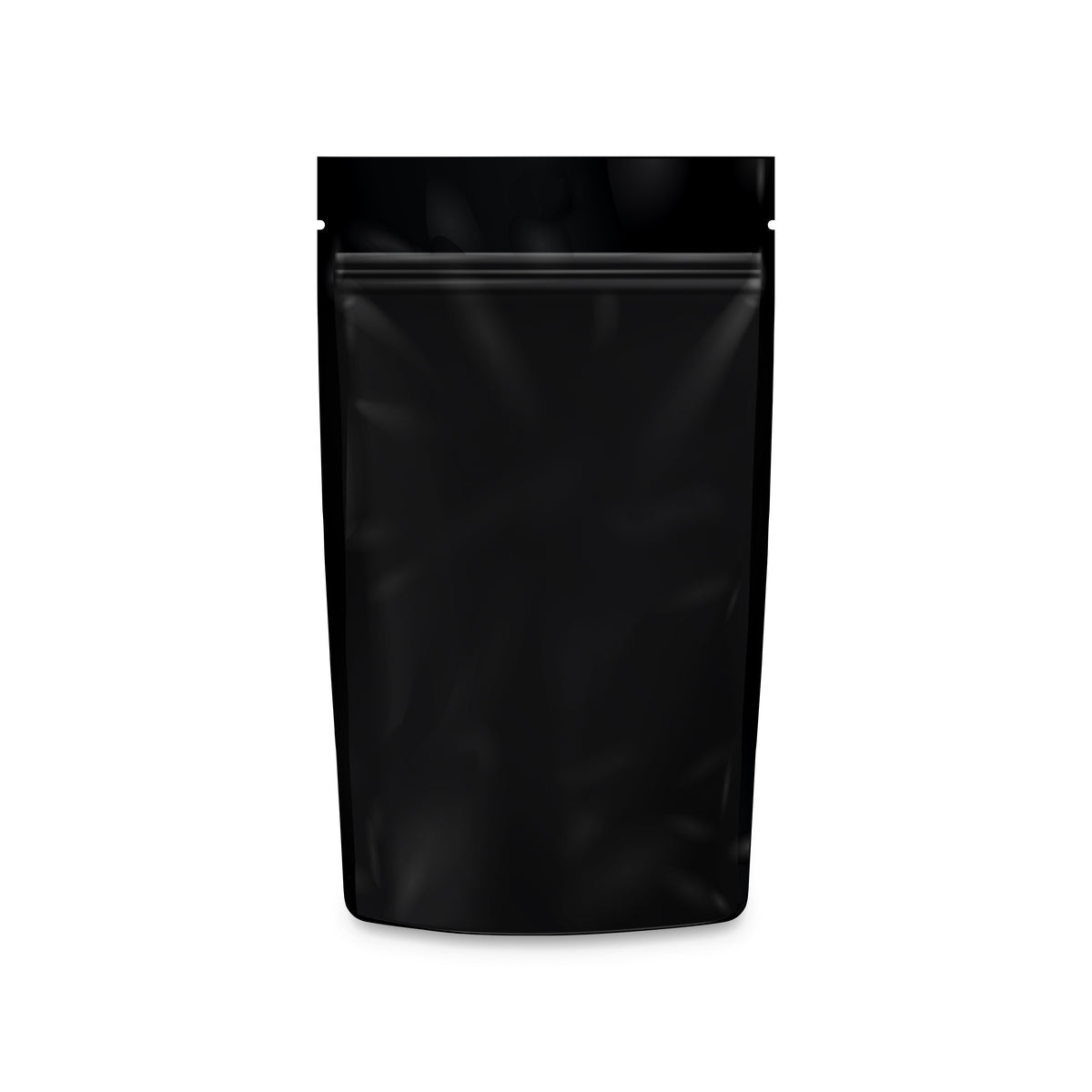 Loud Lock 1/4 Ounce Mylar Smell Proof Vacuum Seal Bags - 100 Count All Black - Discreet Smoker