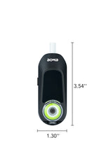Bomb × VapX Magic Bean Mobile Vaporizer - Onyx Black - Discreet Smoker