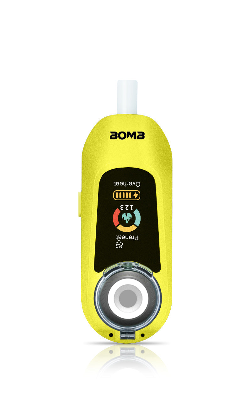 Bomb × VapX Magic Bean Mobile Vaporizer - Liquid Lemon - Discreet Smoker