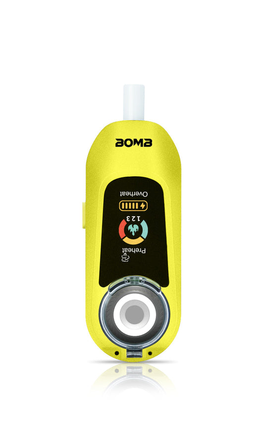 Bomb × VapX Magic Bean Mobile Vaporizer - Liquid Lemon - Discreet Smoker