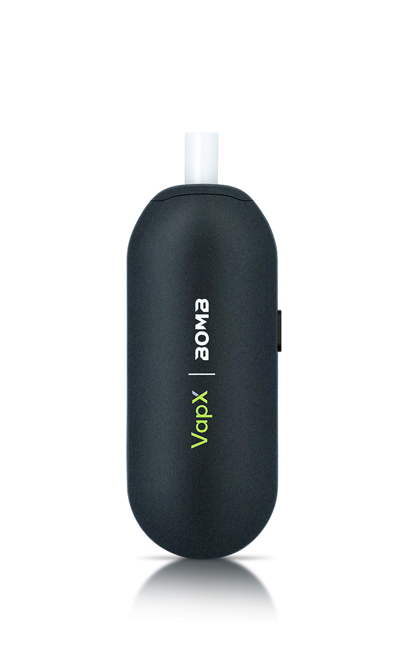 Bomb × VapX Magic Bean Mobile Vaporizer - Onyx Black - Discreet Smoker