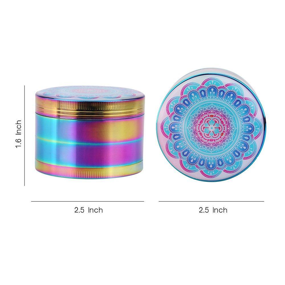 Titanium Grinder Blue - Discreet Smoker