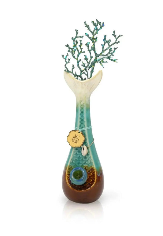 Mermaid Vase Bong - Discreet Smoker