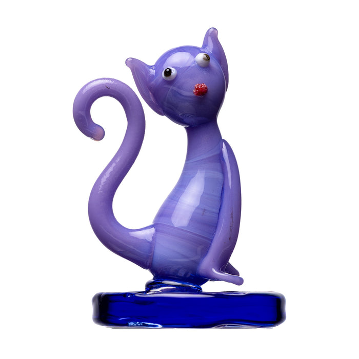 Human Grade Cat Carb Cap, Milky Purple (Blue Base)