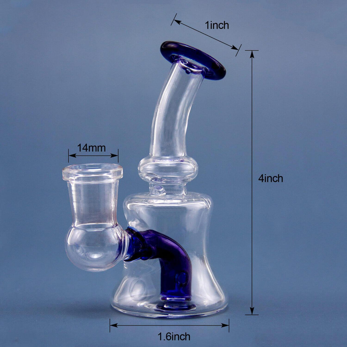 Mini Rig 4″ - Discreet Smoker