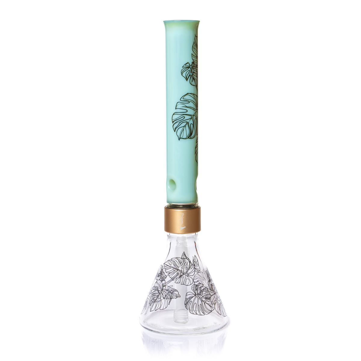 Monstera Tall Beaker - Discreet Smoker