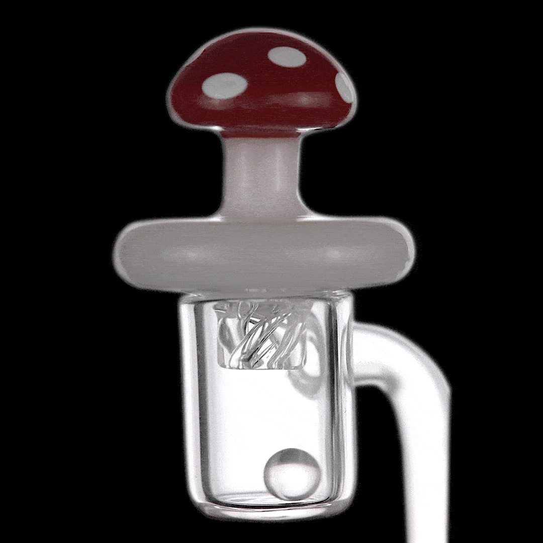 MJ Arsenal Mushroom Spinner Carb Cap - Discreet Smoker