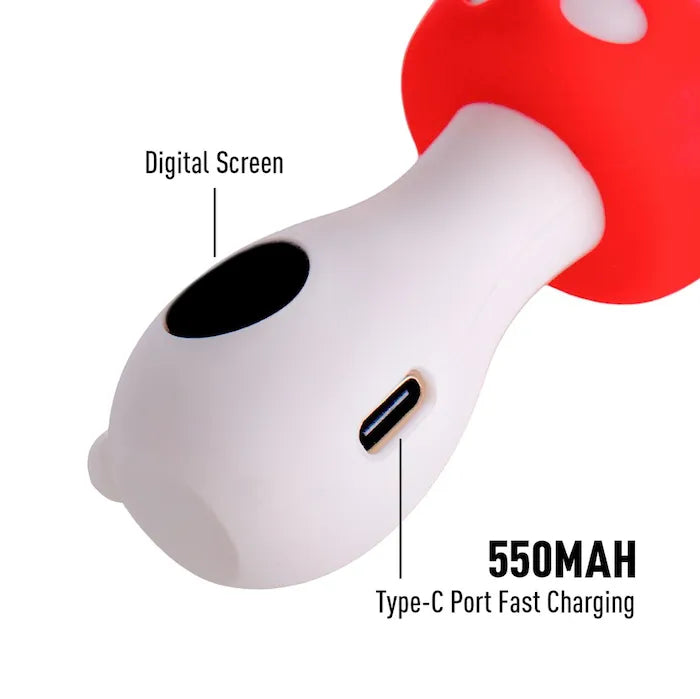 E-MUSH Digital Screen Mushroom Battery - Discreet Smoker