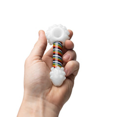 Human Grade Rainbow Spoon Pipe - Discreet Smoker