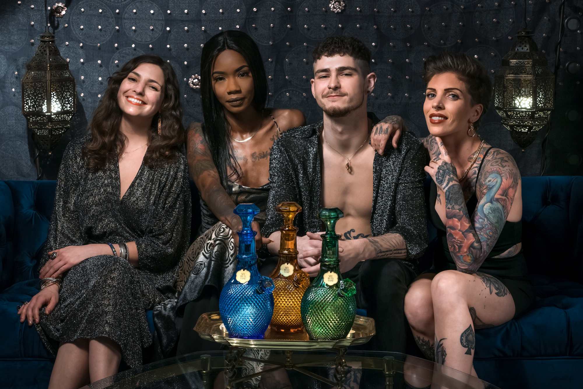 Jewel Vase Bong - Discreet Smoker