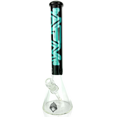 16″ AFM Neon Lights Glass Beaker Bong