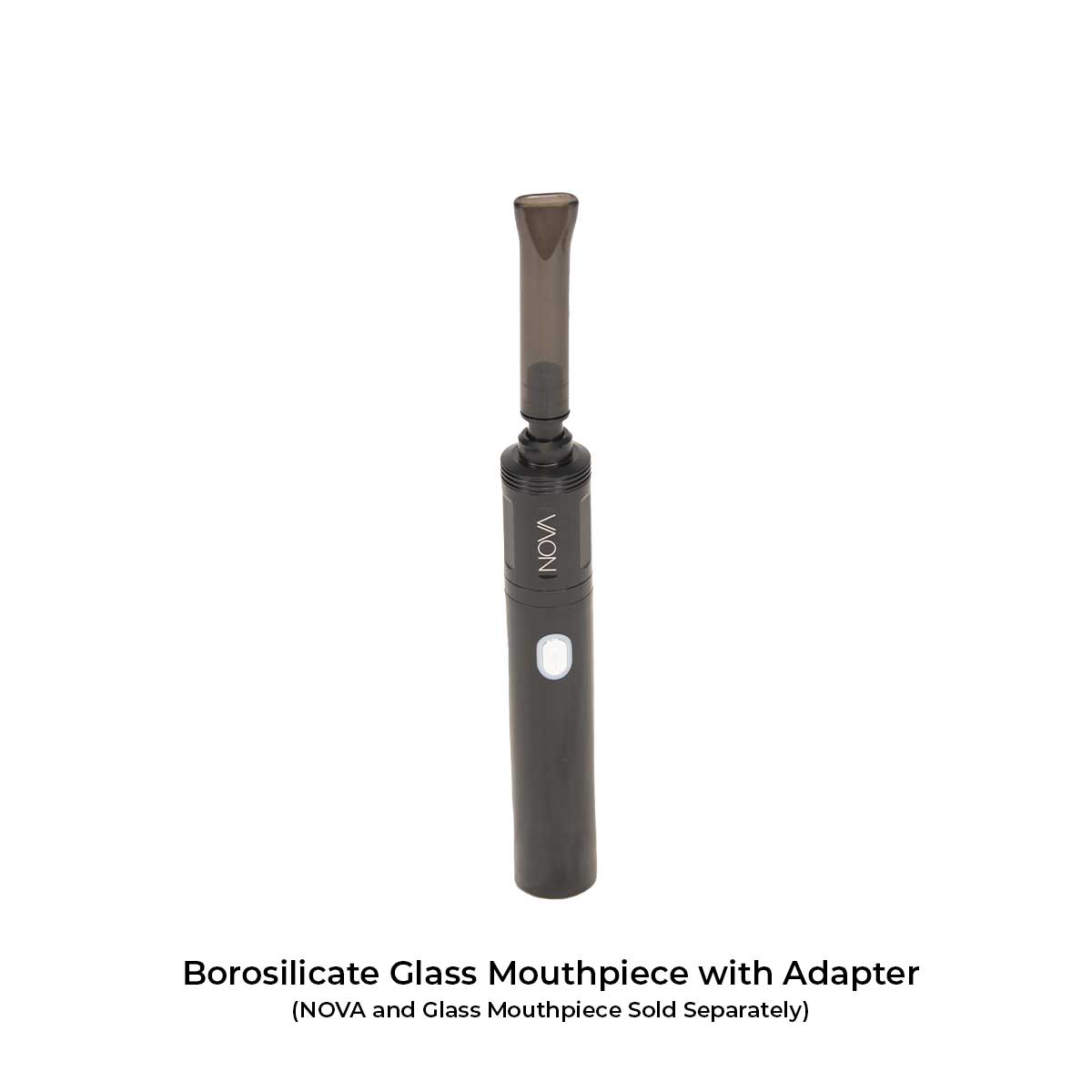 NOVA Borosilicate Glass Mouthpiece Adapter - 1pc - Discreet Smoker