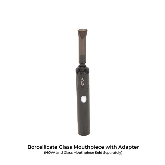 NOVA Borosilicate Glass Mouthpiece Adapter - 1pc - Discreet Smoker