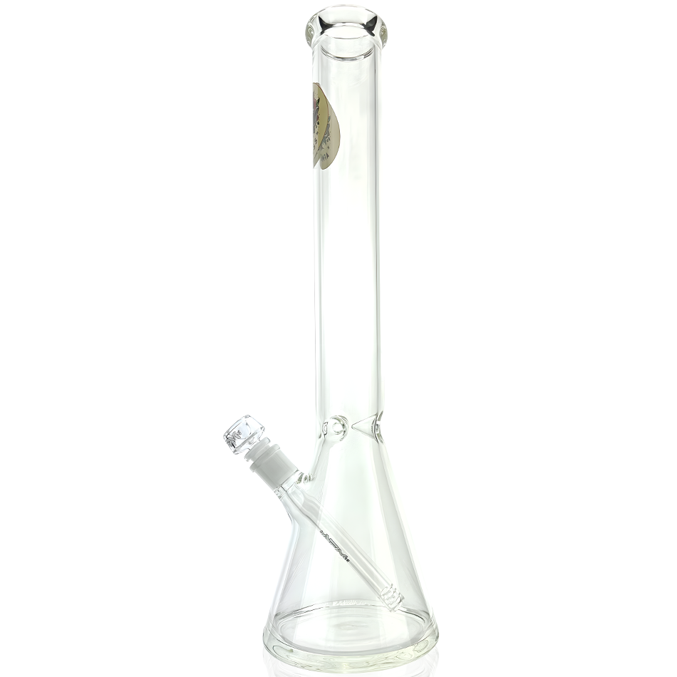 18" AFM OG Clear Glass Beaker 5mm - Discreet Smoker